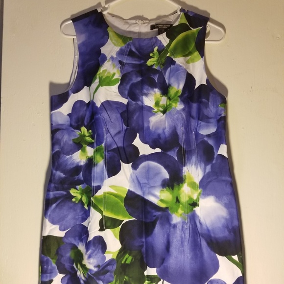 Andrea Jovine Dresses Floral Dress Size 10 Flowers - Picture 1 of 8